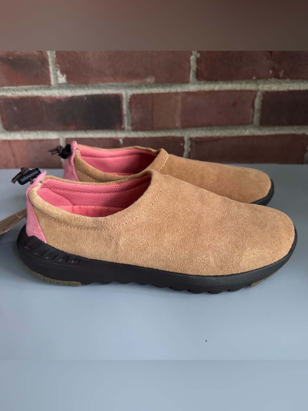 Bearpaw Jack Iced 2919W-243 Women’s Size 7 Brown Pink Suede Slip On Shoes NWT